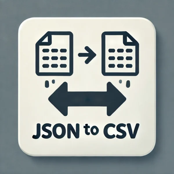 Converts JSON data into CSV format with ease.